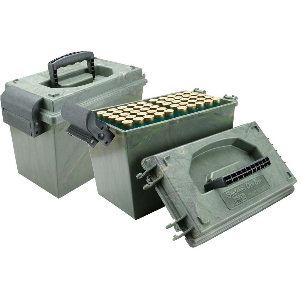 MTM SHOTSHELL DRY BOX 100 RD CASE 12 GAUGE UP TO 3.5 WILD CAMO