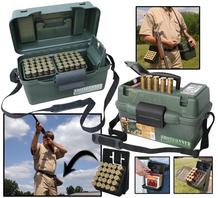 MTM SHOTGUN HUNTER CASE & EZ-GRAB SHOTSHELL HOLSTER 100 RD 12 GAUGE UP TO 3