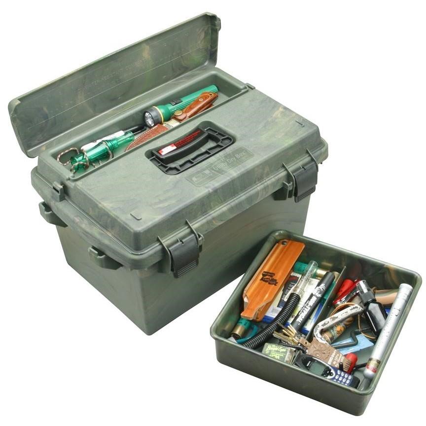 MTM SPORTSMEN'S PLUS UTILITY DRY BOX O-RING SEALED 19X13X10.4 WILD CAMO