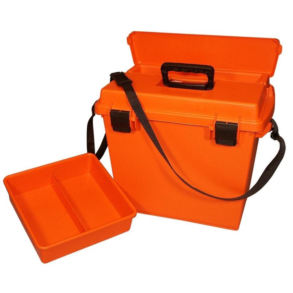 MTM SPORTSMEN'S PLUS UTILITY DRY BOX O-RING SEALED 19X13X15.1 ORANGE