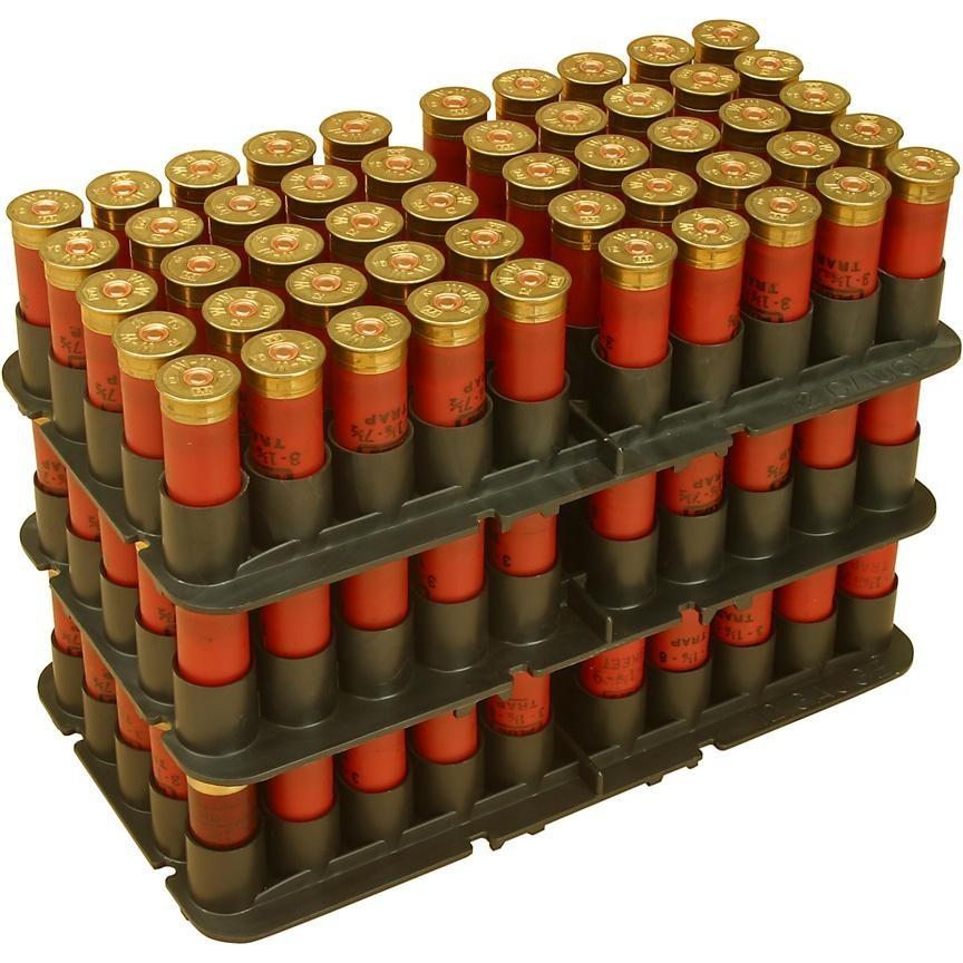 MTM SHOTSHELL TRAYS 50 RD 12 GAUGE FITS SF & SD & S-100 BLACK