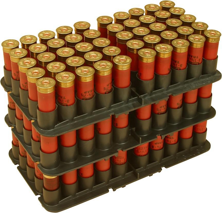 MTM SHOTSHELL TRAYS 50 RD 20 GAUGE FITS SF & SD & S-100 BLACK
