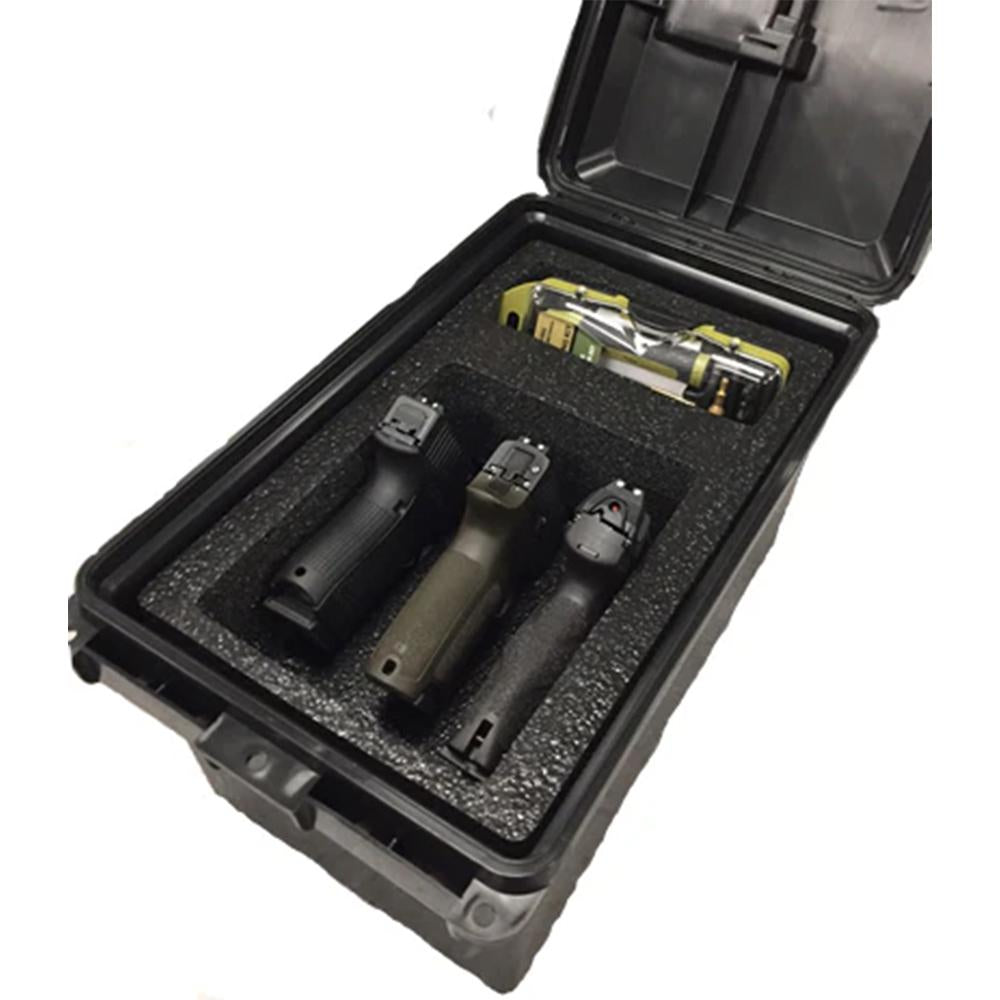 MTM TACTICAL PISTOL HANDGUN CASE 3 GUN DARK EARTH