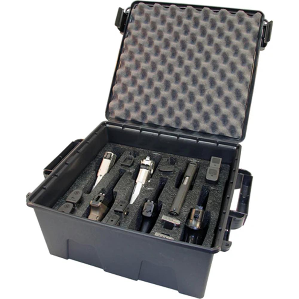 MTM TACTICAL PISTOL HANDGUN CASE 6 GUN DARK EARTH