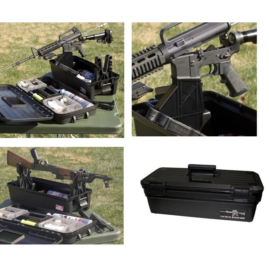 MTM TACTICAL RANGE BOX FOR REGULAR & TACTICAL RIFLE BLACK