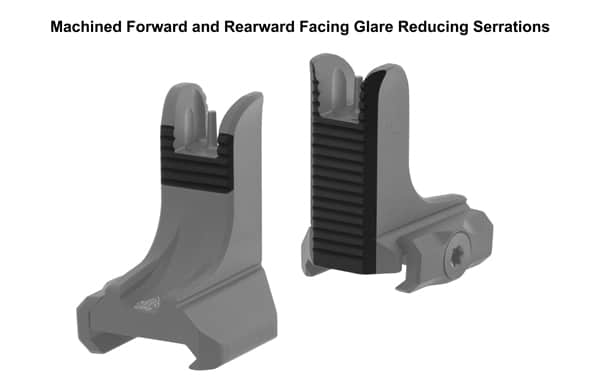 UTG Super Slim Fixed Front Sight - Same Plane for AR-15