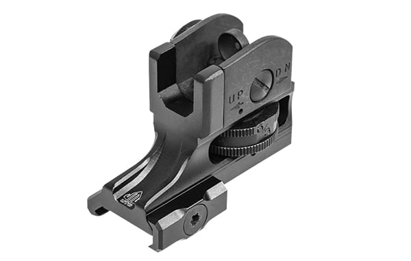 UTG Super Slim Fixed AR-15 Iron Sight Set - Front and Rear
