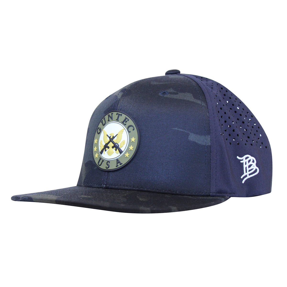 Guntec USA Multi-Cam Performance Snapback Flat Hat