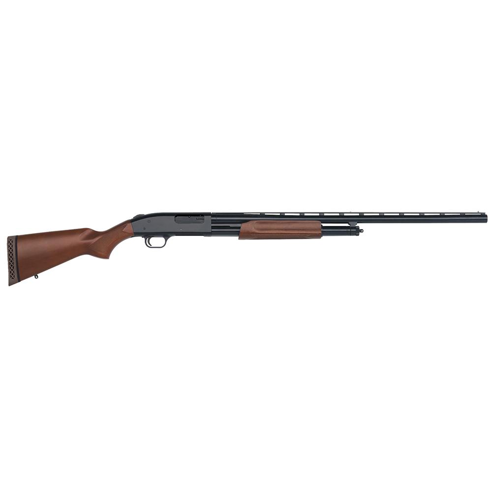 MOSSBERG 500 12GA 28 PORTED BLUE WOOD STK