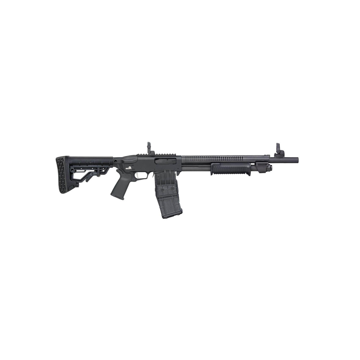 Mossberg 590RM 12ga 18.5'' Brl Adjustable Stock Magpul MBUS Sights