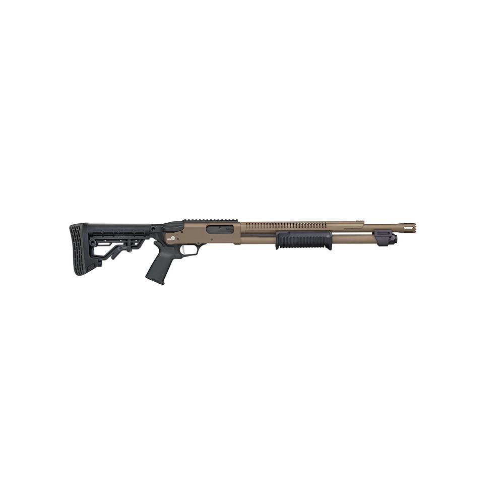 Mossberg 590R STANDOFF FDE Cerakote 12 18.5 Brl
