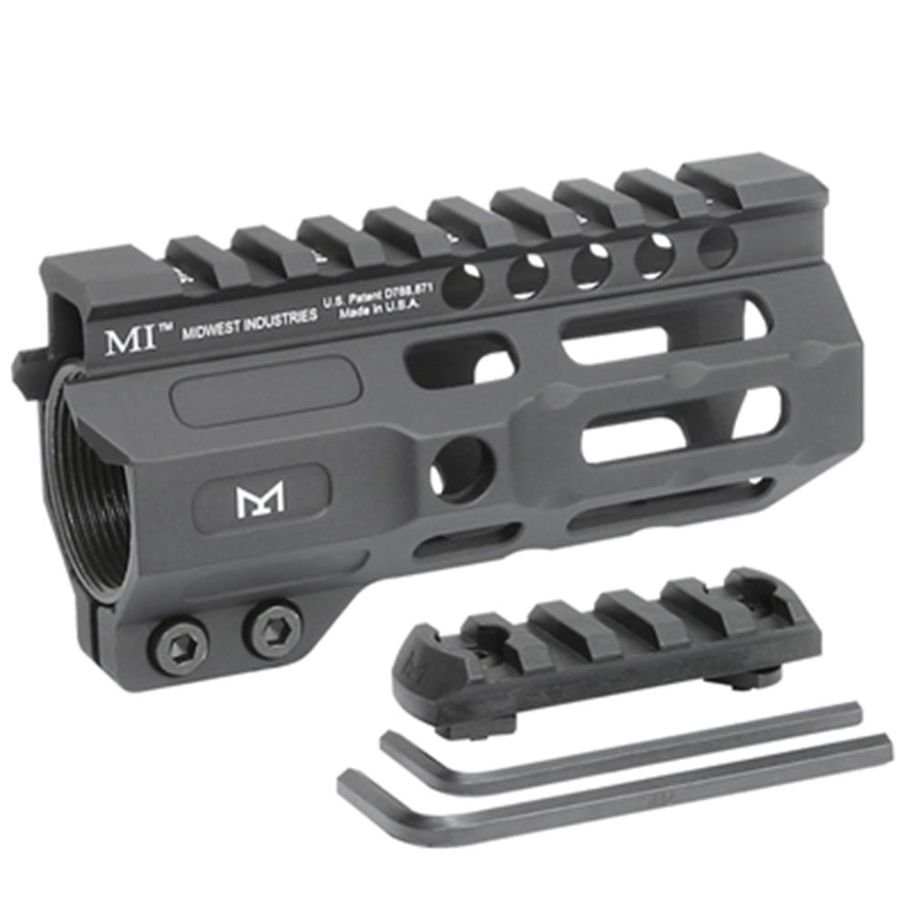 Midwest Industries 4.5 COMBAT RAIL M-LOK HANDGUARD BLK