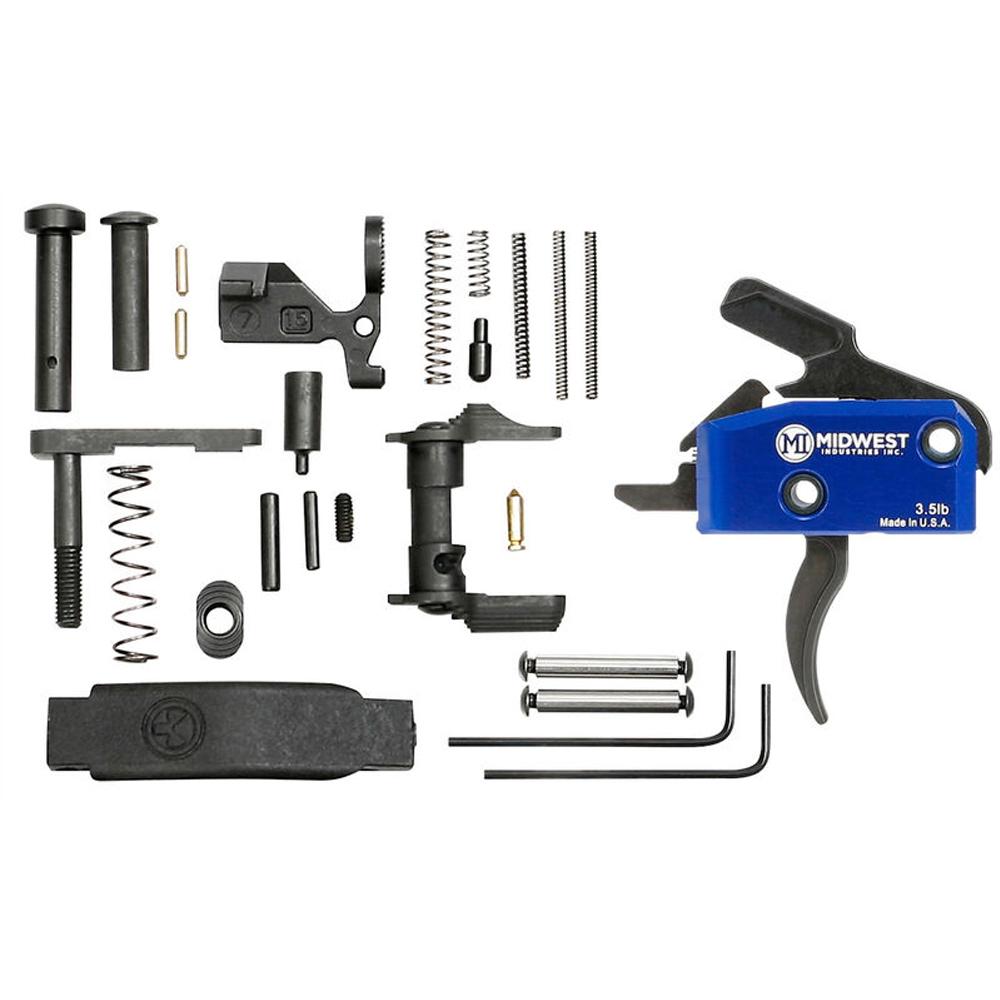 Midwest Industries DROP IN TRIG W/LOWER PARTS KIT BLK