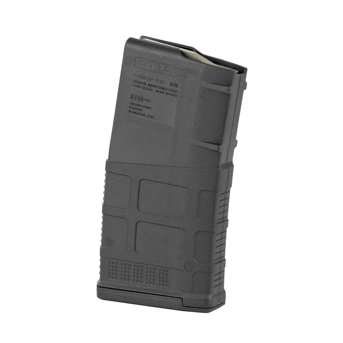 Magpul M3 20 Rd Magazine - 308 Win/7.62NATO Caliber - Fits DPMS/SR25/LaRue OBR - MAG291