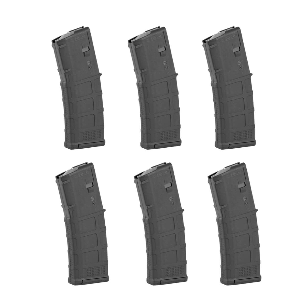 6-Pack - Magpul PMAG M3 30 Round Magazine - .223 / 5.56 NATO - MAG557 for AR-15