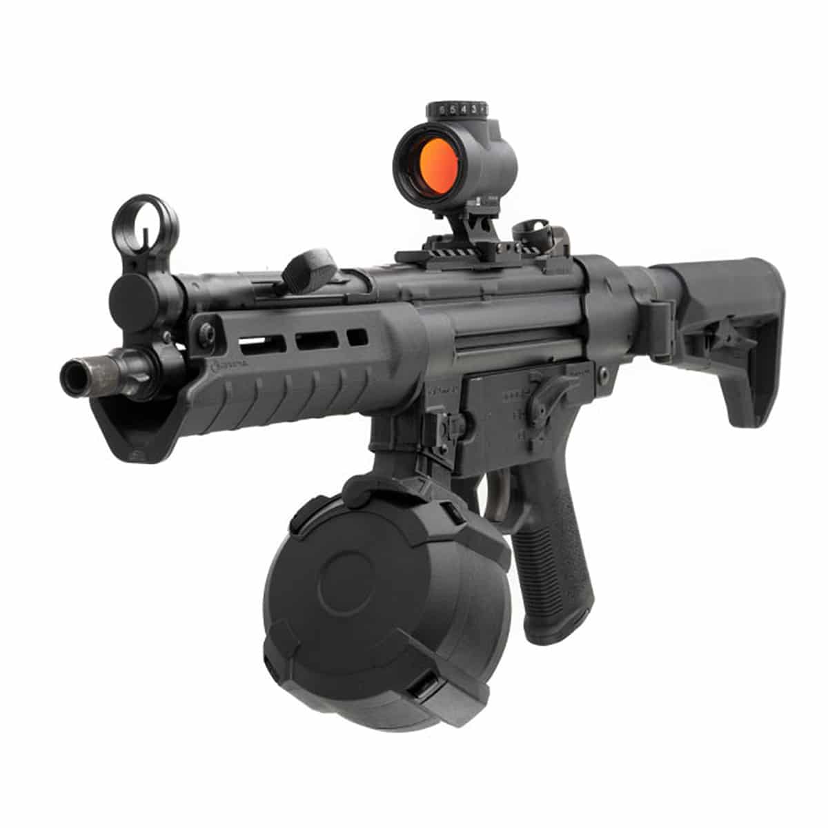 Magpul PMAG D-50 9mm MP5 Drum Magazin - 50 Round