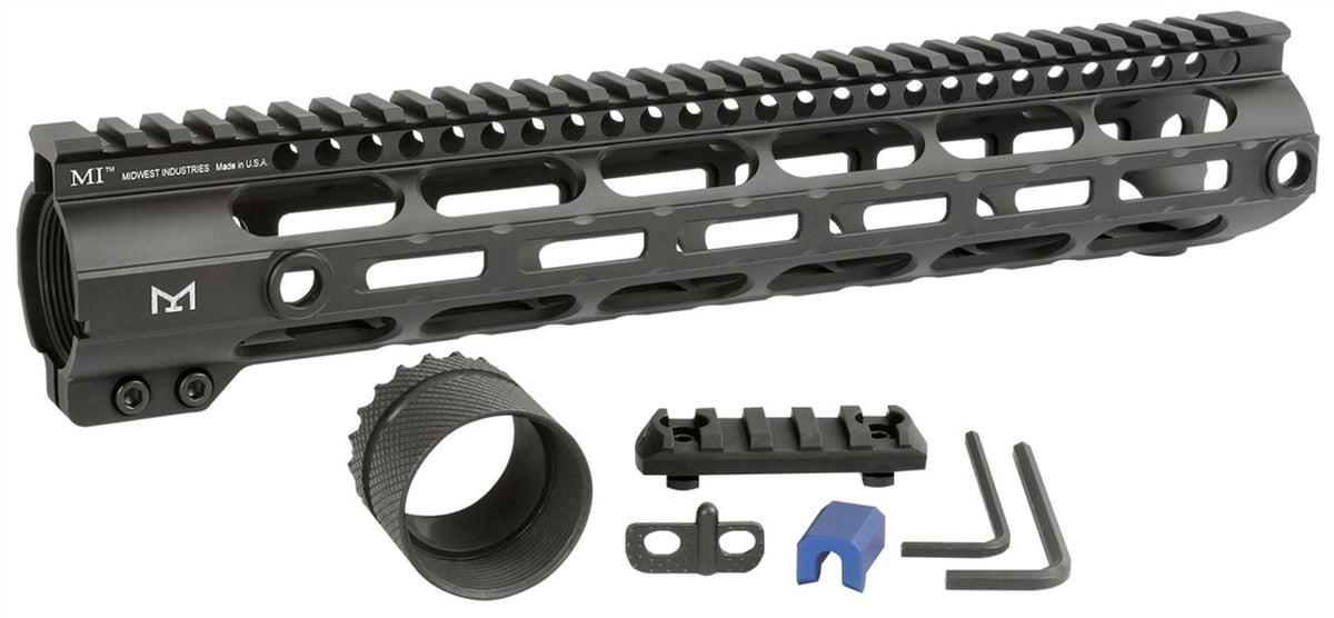 Midwest Industries Combat Free Float AR-10 Handguard - M-LOK - 2 Lengths Available