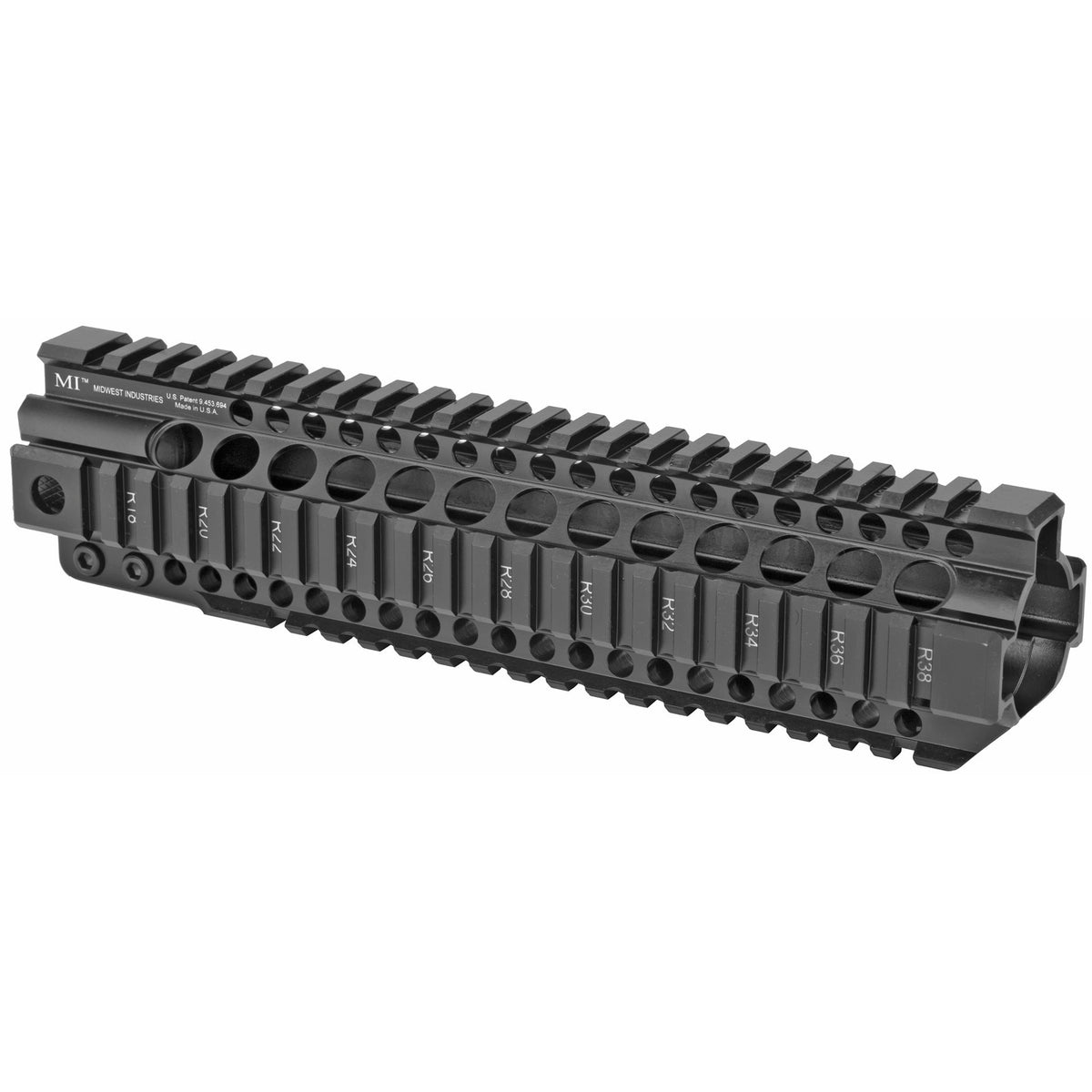 Midwest Industries Combat T-Series Free Float Quad Rail AR-15 Handguard - Picatinny - 7 Lengths Available