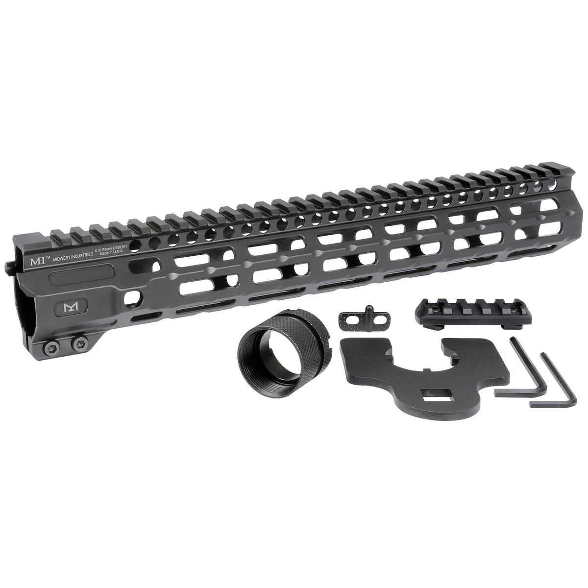 Midwest Industries Combat Rail Free Float AR-15 Handguard - M-LOK - 11 Lengths Available