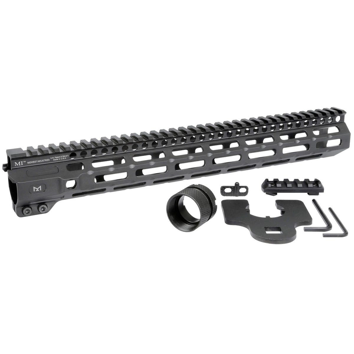 Midwest Industries Combat Rail Free Float AR-15 Handguard - M-LOK - 11 Lengths Available