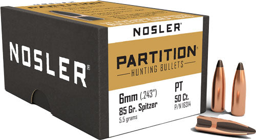 NOSLER BULLETS 6MM .243