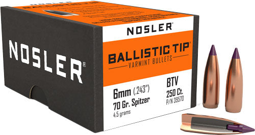 NOSLER BULLETS 6MM .243