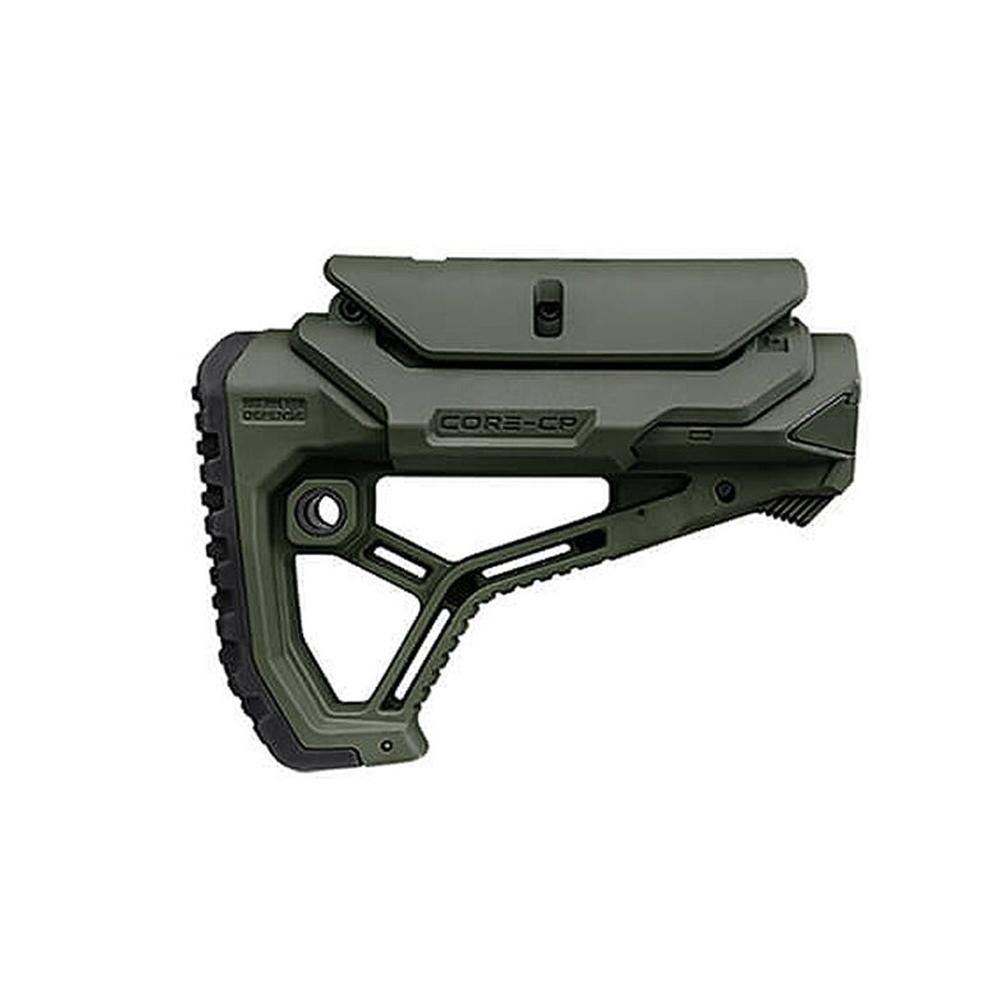 Fab Defense GL-CORE CP Buttstock w/ adj Cheek-Rest Mil/Com Tubes ODG
