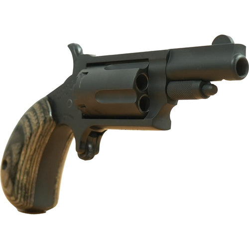 .22 MAG Stealth Grey Cerakote Silver & Black Grips