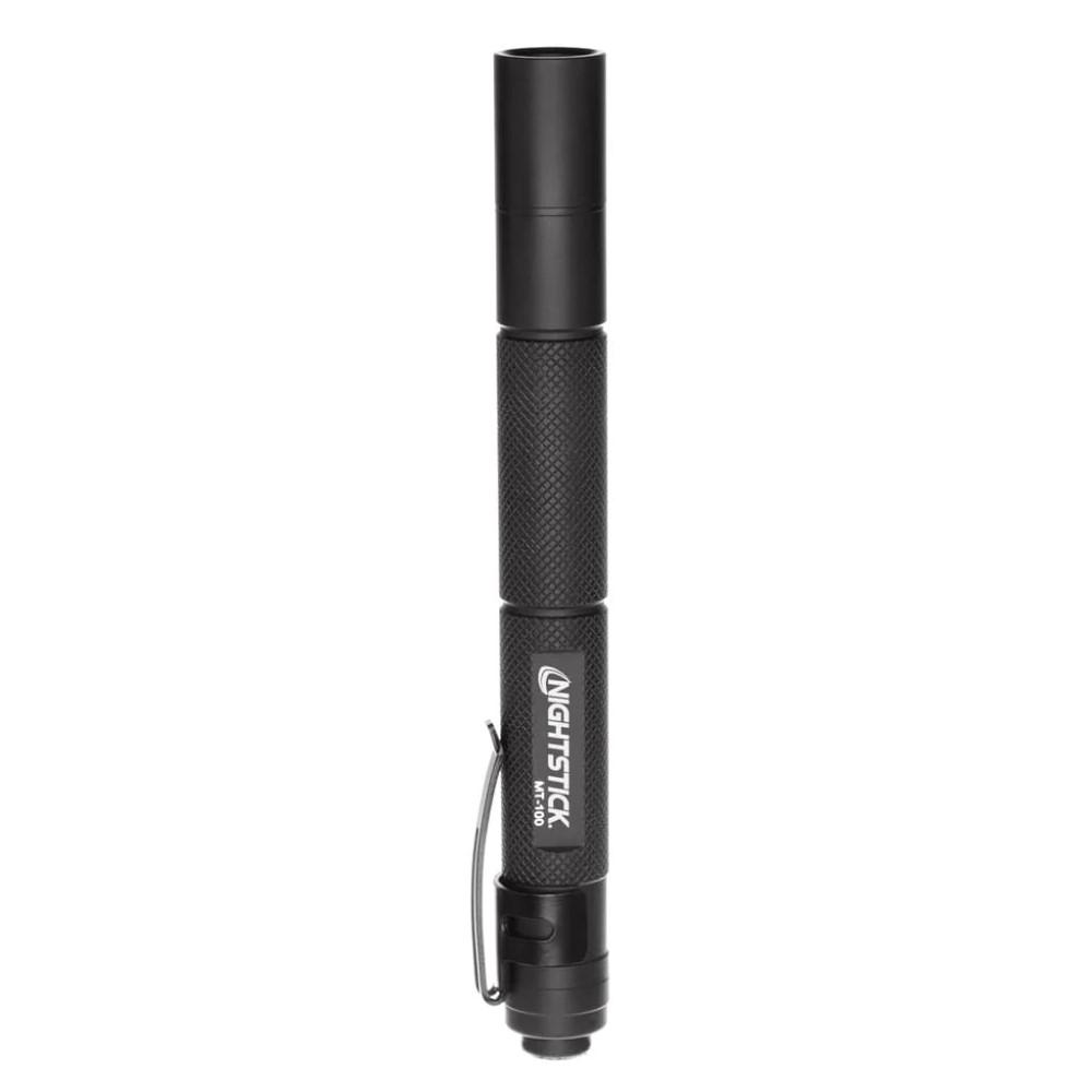 Aluminum Mini-TAC Flashlight - Black - 2 AAA Batteries