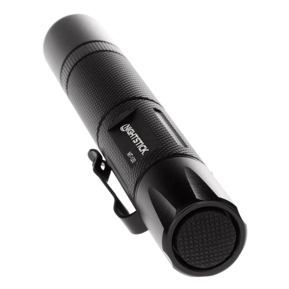 Metal Mini-TAC Flashlight - 2 AA - Black