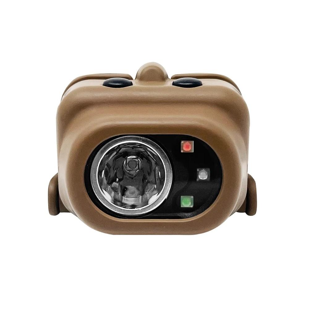 Multi Function Headlamp w/White Spot - White/Red/Green Flood -