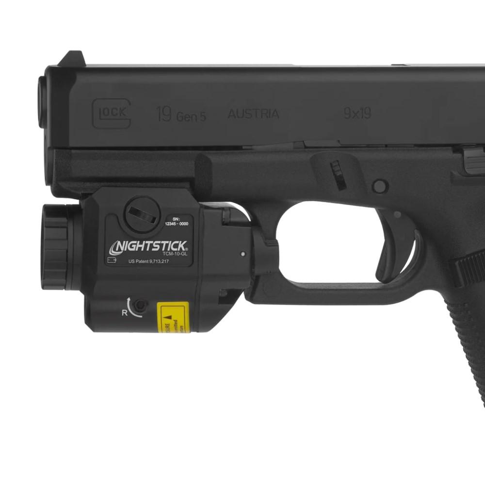Compact Handgun Light w/Green Laser - 1 CR123 – Black