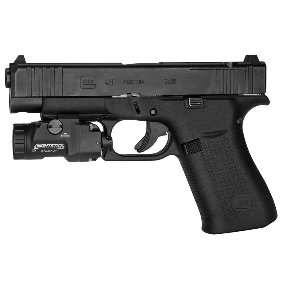 Subcompact Handgun Light, Short/Narrow Rail models - 1 CR123 – Black