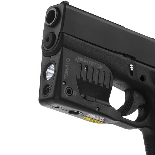 Rechargeable Sub-Com Weapon-Mount Light w/Green Laser (Fits GLOCK G42 etc)