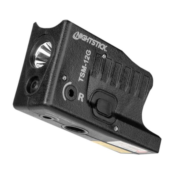 Rechargeable Sub-Com Weapon-Mounted Light w/ Grn Laser - G26/27/33/39