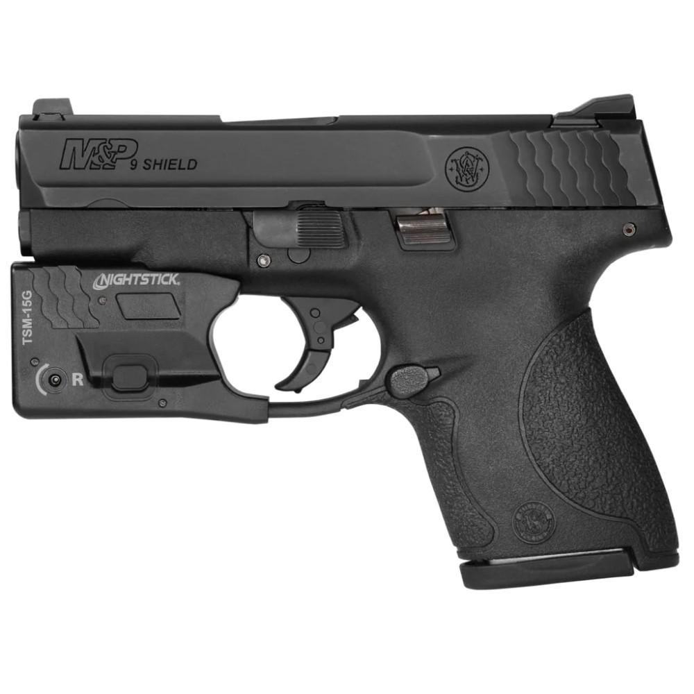 Sub-CompHandgunLight w/Grn Laser-Li-Ion-Fits S&W M&P Shield