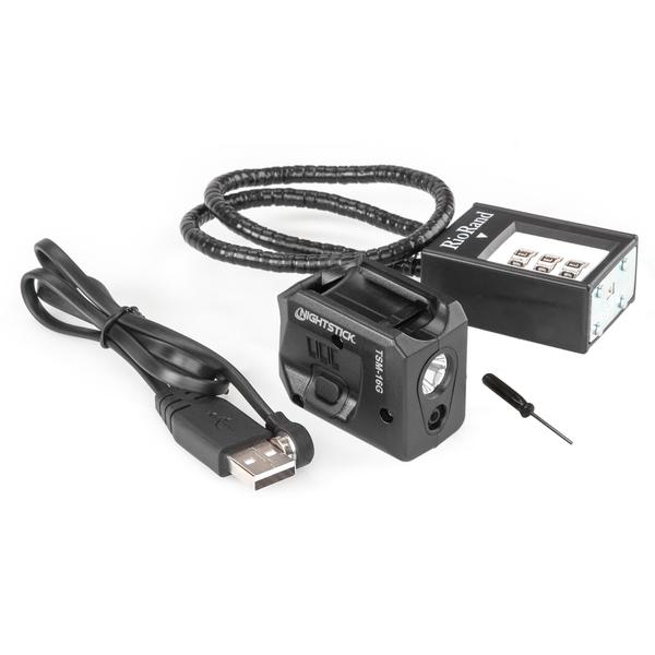 Rechargeable Sub-Com Weapon-Mounted Light w/ Grn Laser - Spgfld Hellcat/OSP