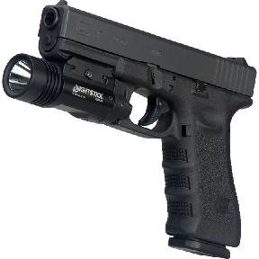 Nightstick Metal Weapon-Mounted Light w/ Independent Switches 1200L Black