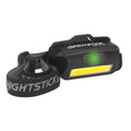 Multi-Flood USB Headlamp w/Brim Clip & Black Strap - LiPo - Black