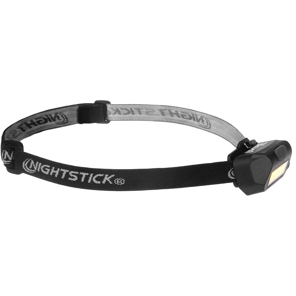 Multi-Flood USB Headlamp w/Brim Clip & Black Strap - LiPo - Black