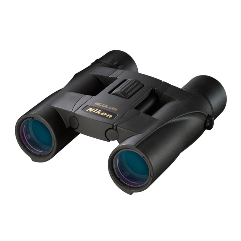 Nikon Aculon A30 10x 25-mm Binoculars W/Neck Strap Case & Lens Covers BLK