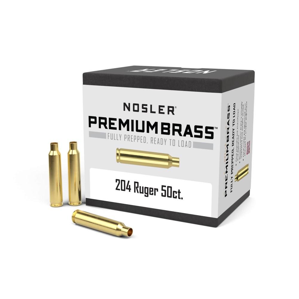 NOSLER BRASS 204 RUGER 50/BX