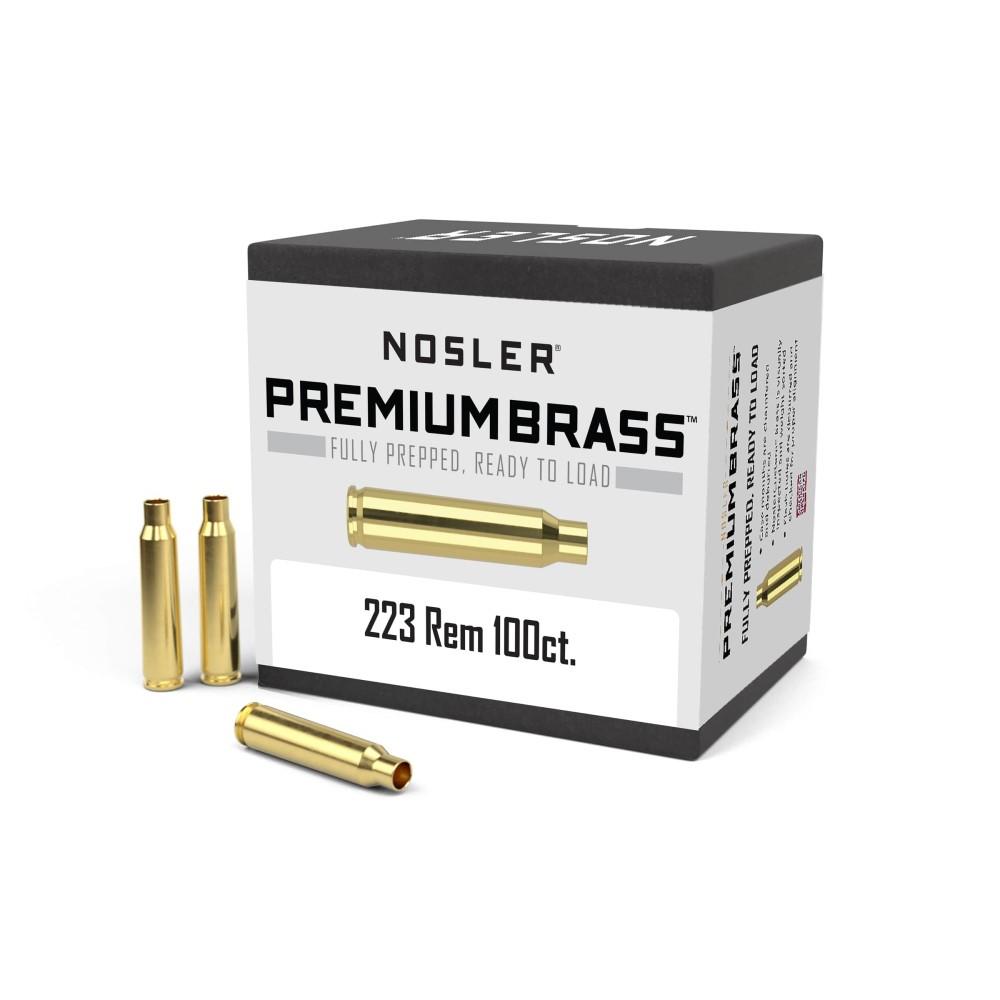 NOSLER BRASS 223 REMINGTON 100/CT
