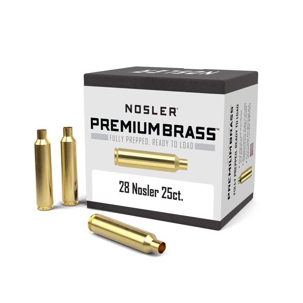 NOSLER BRASS 28 NOSLER 25/CT