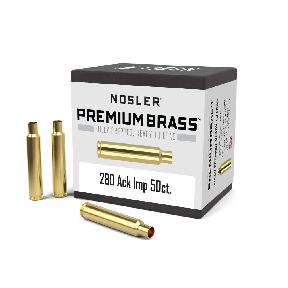 NOSLER BRASS 280 ACKLEY IMPROVED 50/BX