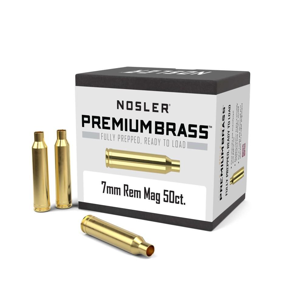 NOSLER BRASS 7MM REM MAGNUM 50/BX