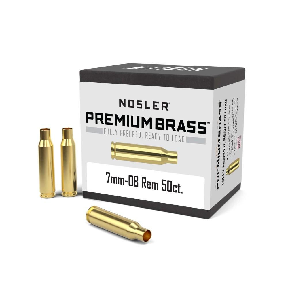 NOSLER BRASS 7MM-08 REMINGTON 50/BX