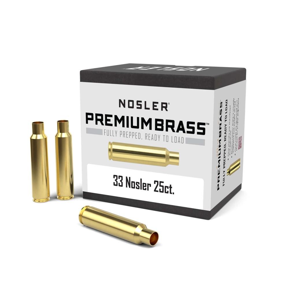 NOSLER BRASS 33 NOSLER 25/CT