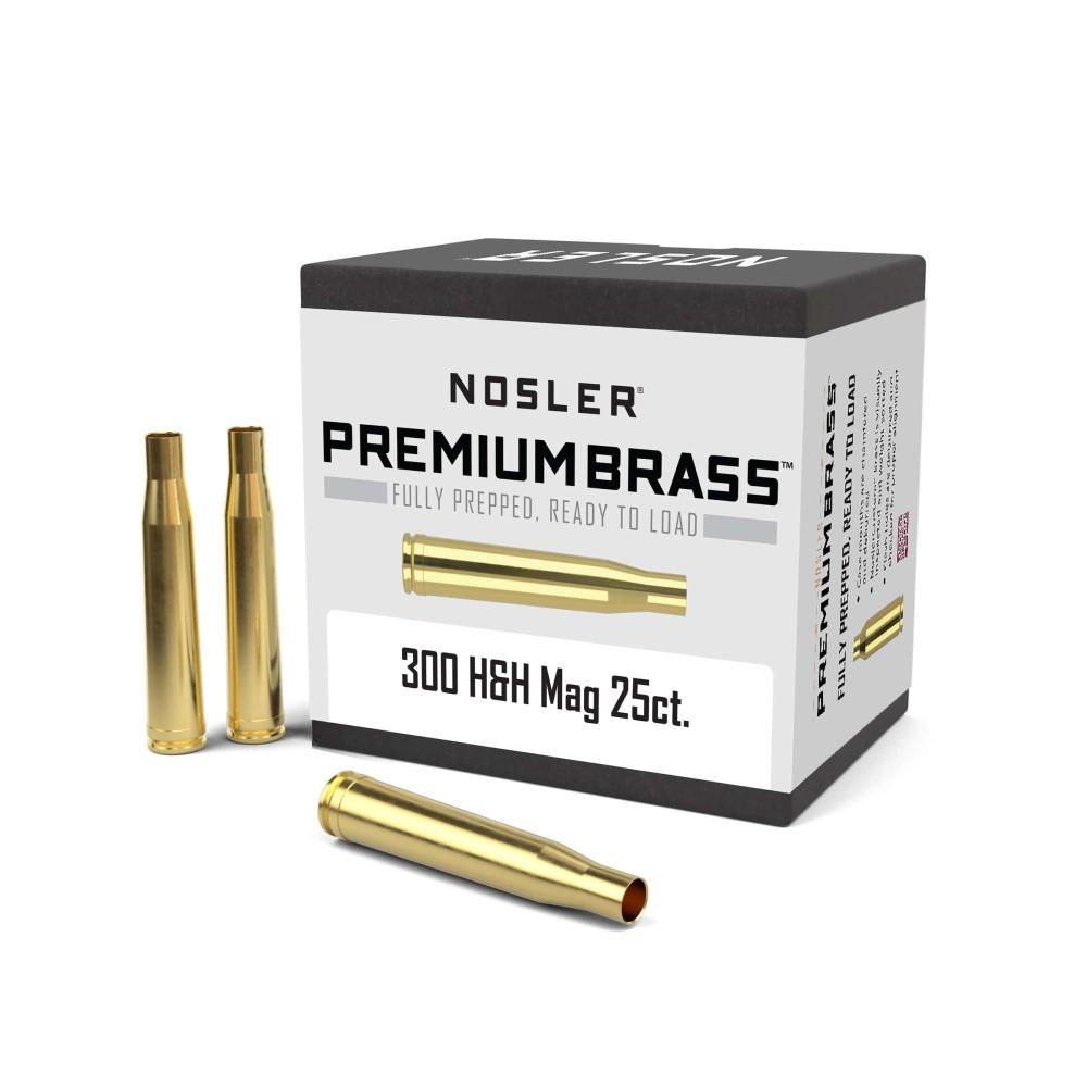 NOSLER BRASS 300 H&H MAGNUM 25/BX