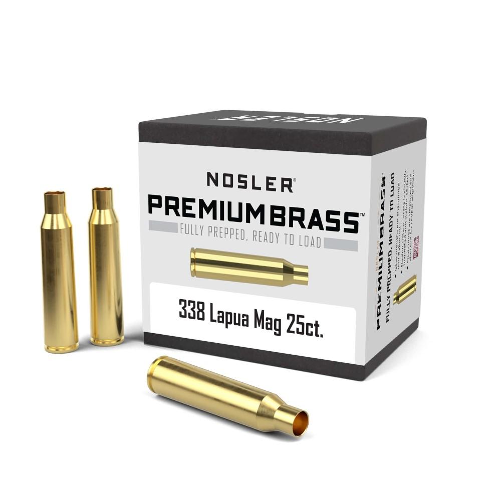 NOSLER BRASS 338 LAPUA 25/CT